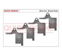 Transparent anti-bruit, plaquette de frein QUICK BRAKE 2896K