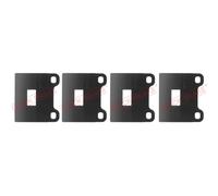 Transparent anti-bruit, plaquette de frein QUICK BRAKE W1214
