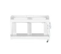 Transparent Aquarium créatif en Acrylique Transparent for Poissons de Combat, 2 Compartiments, réservoir spécial for l'élevage de Poissons Marins Goldfish