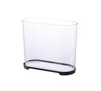 Transparent Aquarium de Bureau HD Transparent Petit Aquarium Acrylique Réservoir de Poissons Rouges Petits Réservoirs d'Élevage de Poissons Goldfish(Noir,32cm*14.4cm*25cm)