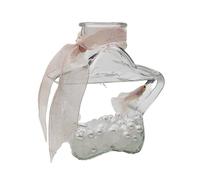 Transparent Aquarium en Verre en Forme de Pentagramme Romantique, Petit Mini Aquarium décoratif de Bureau Goldfish