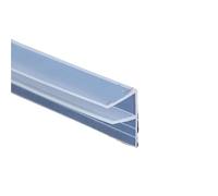Transparent Bande d'étanchéité autocollante Joint D'étanchéité Transparent For Porte De Douche, Baignoire, 100 Cm, 6 À 10 Mm, PVC, For Vitrée, Accessoires Fixation(Type F 6mm)