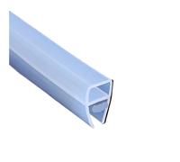 Transparent Bande d'étanchéité autocollante Joint D'étanchéité Transparent For Porte De Douche, Baignoire, 100 Cm, 6 À 10 Mm, PVC, For Vitrée, Accessoires Fixation(Type U 6mm)