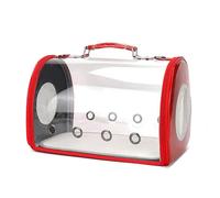 Transparent Capsule Pet Handbag, Large Capacity Cat Hand Carrier with Two Side Ventilation Holes, Portable Cat Bag for Travel, Breathable Mesh Design for Cats up to 6.5kg and Dogs