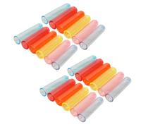 Transparent Capuchon de Crayon 50 Pièces en Plastique | Organisation Colorée, Usage Garçon Fille Adapté, pour Cours D’art et Étude à Domicile, Protège la Pointe Couleur Aléatoire