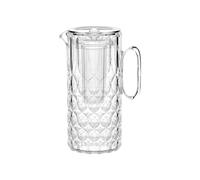 Guzzini – Carafe Vanity ARIA avec ampoule à infuseur transparente en Bio-based SAN et Bio-based SMMA