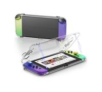Transparent Case for Switch OLED, Portable Dust-Proof Protective Box for Switch OLED, Switch OLED Travel Case with Magnetic Closure