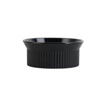 Transparent Coffee Dosing Funnel 8cm Lightweight(black large)