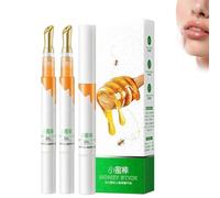 Transparent Colorless Moisturizing Lip Plumping Essence, Honey Moisturizing Lip Essence, Lip Plumping Serum,Honey Nourishing Lip Oil Moisturizer Stick (3pcs)