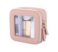 Transparent Cosmetic Pouch, Zippered Makeup Bag, Fashionable Cosmetic Organizer, Portable Makeup Bag, Camping Cosmetic Bag, Compact Cosmetic Bag for Camping, Travelling, Makeup, Brush