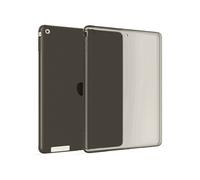 Transparent Etui Silicone Coque Housse Case Cover pour Apple iPad 2, 3 & 4 en Noir