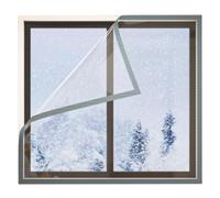 Transparent Film Isolant pour Fenêtre Protection Froid et Dénergie Hiver pour Cadre Aluminium et Fenêtres Standard Bloquer la Chaleu Haute Transparence(180W x150H cm)