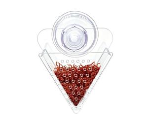 Transparent Fish Feeding Dish, Acrylic Cone Worm Tray, 1.57x2.36inch with Suction Cup, Fixed-Point Fish Feeder for Betta, Frogs, and Snails, Professional Feeding Station for Puffer, Turtles, and Coral