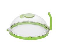 Transparent Food Cover - Microwave Guard for Heat Control | PC Material with Vented Design, Heat Resistant Splash Cover, Plate Oven Splatter Guard, Heating Steaming Tool, Home Office Fruit Vegetables