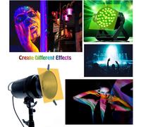 Transparent Gel Colour Filter Film 10 Different Colours Corrector Filter Plastic Sheet Lighting for Photo Projector Studio Strobe