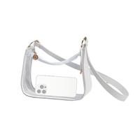 Transparent Handbag - Soft Shoulder Bag, Stylish Clear Tote