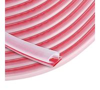 Transparent joint caoutchouc porte entree 10mm*6mm*15m - Auto-adhésif Anticollision Joint Fenetre Isolation - Étanche - Pour isolation de cadre de porte - Facile à couper à la taille désirée