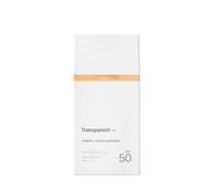 Transparent Lab Mineral Tinted Sunscreen Medium SPF50 100 ml - Crème solaire 100% minérale à base d'oxyde de zinc, de peptides et de collagène, teinte légère, protection UVA/UVB et lumière bleue