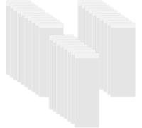 Transparent Label Holders For Self-Adhesive Folders,28 Pockets For Index Cards,For Organising And Protecting Cards (Inner Size: 2 X 8 Cm)