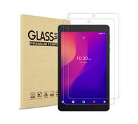 (Transparent) Lot de 2 films de protection en verre trempé pour Alcatel Joy Tab 2 2020 (modèle :