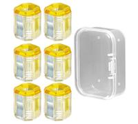 Transparent Magnetic Screw Rings - 6 Pack Hand Tool Attachment, Electric Drill Accessory with Easy Use Feature, Practical DIY Hardware Aid, Long Lasting Construction Detail, Workers Crafters Home Impr