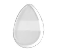 Transparent Makeup Powder Puff, Mini Blender Sponge Applicator, Wet And Dry Use, Soft Velvet Concealer And Blush Tool, Reusable And Washable (Clear) For Women And Girls