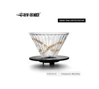 (Transparent) MHW-3BOMBER Cafetière en verre Verseuse à café pour infusion d'une tasse Machine à infusion