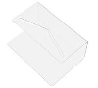 Transparent Organisateur de Lettres en Acrylique Vertical | Structure Ouverte Dessus, Rangement Élégant pour Cartes Postales, Comptoir D’accueil, Réception et Espace Professionnel