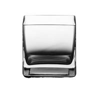 Transparent Petit Aquarium carré en Verre Transparent épais, réservoir de Tortue de Bureau, Mini Aquarium Goldfish(10x10cm)
