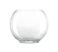 Transparent Petit Aquarium en Verre Ovale créatif, décoration de Bureau for la Maison, Aquarium en Verre Transparent Goldfish(Petit)