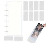 Transparent Photo Booth Album, Slide Strip Organizer Book, Clear Keepsake Album with Protective Sleeves, PVC Memory Collection Holder, Display Albums Design, Memory Storage Book for Party