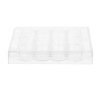 Transparent Plaque de Culture Cellulaire 12 Puits en Plastique | Polystyrène, Surface Lisse et Claire, Essais Parallèles, pour Cultures et Réactifs en Laboratoire