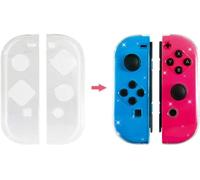 Transparent Protective Case for Gamepad Joystick,DIY Pocket Controller Replacement Case for Switch,Dust/Anti-Scratch Protective Case for Gamepad Joy-Con