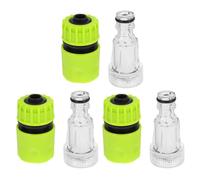 Transparent Raccord Rapide Ensembles 3 en PVC | Compatible Nettoyeurs Haute Pression, Entretien Facile, Usage Polyvalent pour Camions et Patios