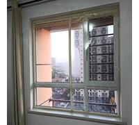 Transparent Rideau Isolant pour Fenêtre en Hiver Film Isolant pour Fenêtre Thermo Protection Froid DIY de Survitrage Thermo Cover Kit de D'isolation de Couverture