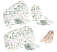 Transparent Self-Adhesive Anti-Abrasion Heel Protectors for, Heels Stickers Transparent Thin for High Heels, for Prevent Heel Rubbed, Suitable for high heel to prevent foot abrasions (50 PCS)