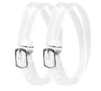 Transparent Shoelaces - Discreet Heel Šlippage Preventers For High Ĥeels | Long Ankle Wrap Straps For Secure Fit | For Pumps, Sandals, Dress Shoes, Invisible Elastič Design Keeps Heels From Slippîng