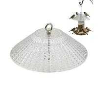 Transparent Squirrel Baffler for Bird Feeders - Waterproof Large Guard - Birds Feeders Squirrel Cover Dome | for Tree Birdhouse Feeding Station Window Garden Outdoor Balcony Yard Patio Winter