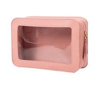 Transparent Toiletry Organizer - Portable Cosmetic Case for Accessories