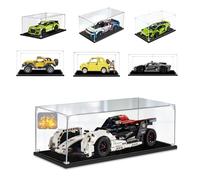 Transparent Vitrine 35x15x15,3mm Acrylique Anti Poussière Boîte de Présentation pour Voiture Miniature 1/18 Lamborghini Huracán Tecnica 42161 Bugatti-Bolide 42151