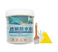 Transparent Waterproof Adhesive, 300g Invisible Leak Repair Agent, Water-Based Liquid Sealant, Strong Bonding Coating Solution for Indoor Bathroom, Kitchen, Wall, Roof Maintenance