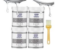 Transparent Waterproof Coating, Adhesive Leak-Proof Polyurethane Powerful Waterproof, Invisible Clear Protective Sealant for Roof Tiles, Brick, Wood, Metal, Concrete, Stone, Rubber, Plastics (4PCS)