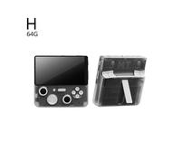 (Transparent White 64G)New E5plus Convenient Handheld Game Players