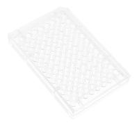 Transparente Plaque de Culture Cellulaire Couvercle 96 Puits | Fond Plat Lisse, Bord Relevé et Marquages Numériques, pour Analyses Biologiques et Essais Cellulaires