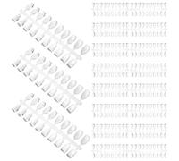 Transparente Plaque de Test Vernis à Ongles 200 Pièces | Nuancier Organisé pour Teintes, Surface Lisse Facile à Nettoyer, Pratique en École et Formation Manucure