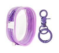 Transparente Schlüsselanhängertasche | Wasserdichte Puppentragetasche | Transparente Mini-Aufbewahrungstasche mit Reißverschluss, Mehrzweck-Präsentationstasche für Puppen, Lippenstift, Karten, Schlüss