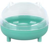 Transparentes Hamster Badezimmer Badewanne großer Raum leicht zu reinigen abnehmbare Sandbadbehältertoilette und Sandbox