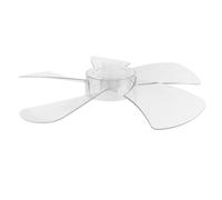 Transparentes Pales de Ventilateur Pièces de Rechange 14 Pouces, à 5 | Plastique, avec Cache-écrou et Écrou de Fixation, Compatibilité, pour Salon et Dortoir