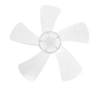 Transparentes Pales de Ventilateur Plastique, 5 Lames, 14 Pouces | Écrou Renforcé Inclus, Couvercle Fourni, pour Moyeux 14 Pouces et Ventilateurs de Table