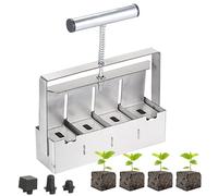 Transplant Kit de blocage de sol de 5,1 cm, outil de blocage de sol, outil de blocage de sol, outil de plantation facile pour plateau de démarrage de graines, plantation, transplantation, serre
